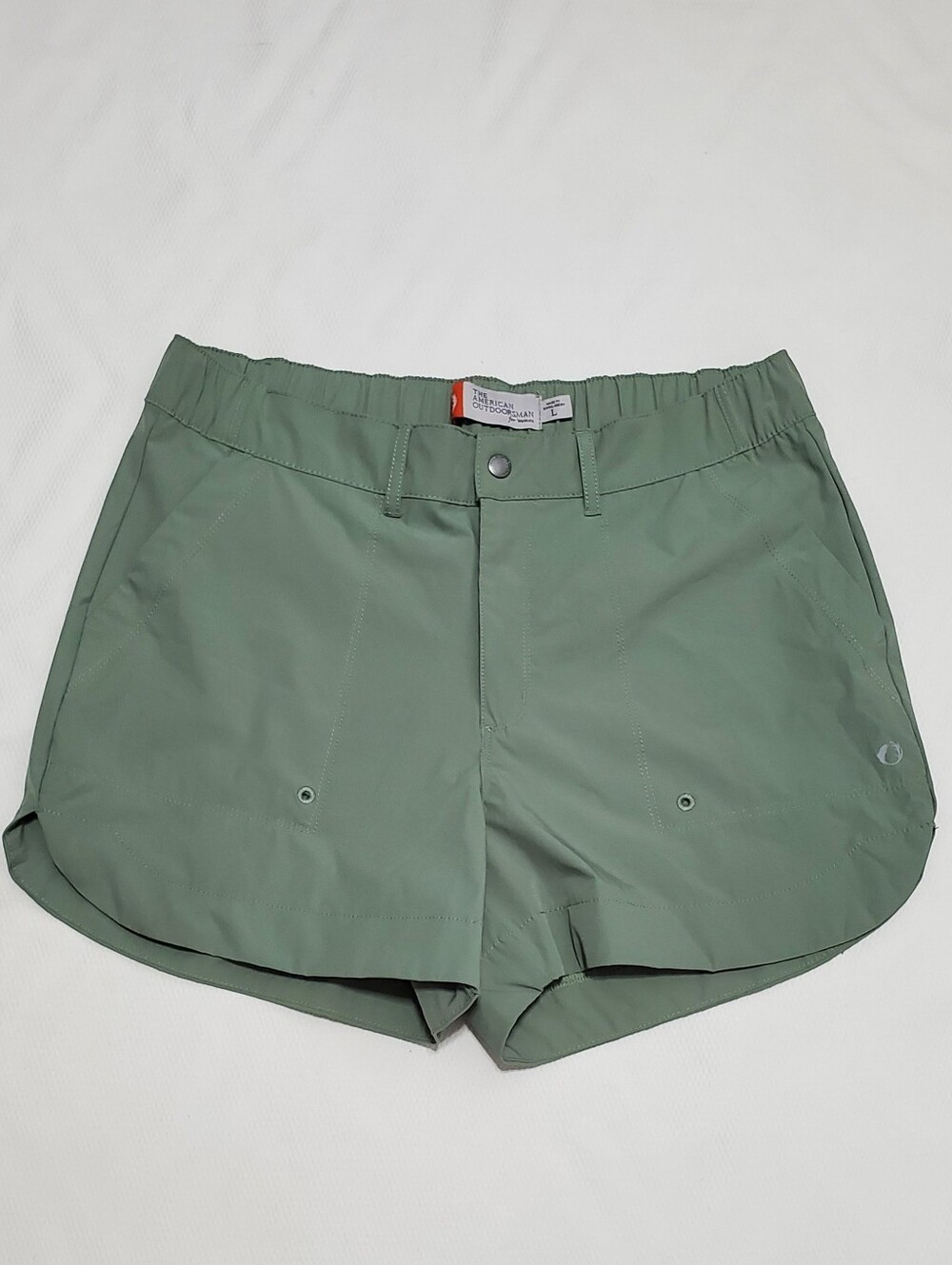 American Outdoorsman Womens Shorts Olive Green Large